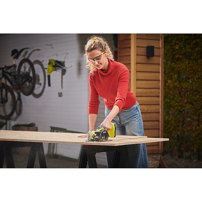 Ryobi ONE+ Accuhandcirkelzaag R18CS115-0 (18 V, 1 accu, Diameter zaagblad: 115 mm) | BAUHAUS