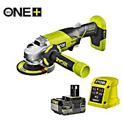 Ryobi ONE+ Haakse accuslijper R18AG-1X40GP (1 accu, 4 Ah, Schijfdiameter: 115 mm) | BAUHAUS