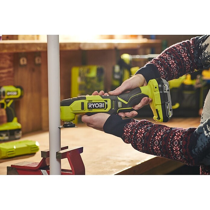 Ryobi ONE+ Accu multitool RMT18-1C20GF (18 V, Aantal accu's: 1 accu, Oscillatiehoek: 3 °) | BAUHAUS