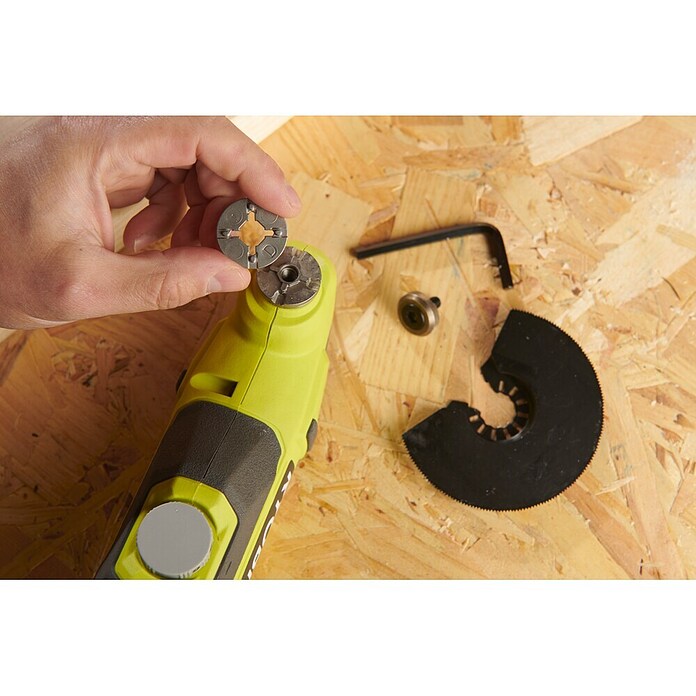 Ryobi ONE+ Accu multitool RMT18-1C20GF (18 V, Aantal accu's: 1 accu, Oscillatiehoek: 3 °) | BAUHAUS