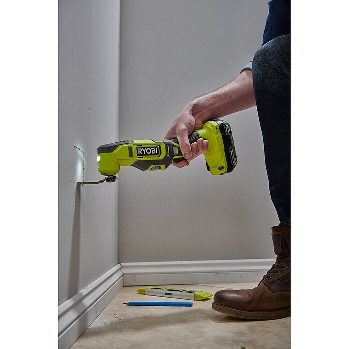 Ryobi ONE+ Accu multitool RMT18-1C20GF (18 V, Aantal accu's: 1 accu, Oscillatiehoek: 3 °) | BAUHAUS