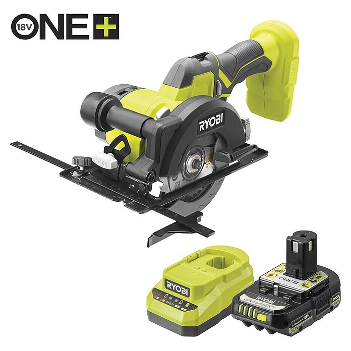 Ryobi ONE+ Accuhandcirkelzaag R18CS115-0 (18 V, 1 accu, Diameter zaagblad: 115 mm) | BAUHAUS