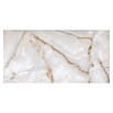 Feinsteinzeugfliese Alabaster Sky (120 x 60 cm, Weiß/Kupfer/Gold, Glänzend) | BAUHAUS