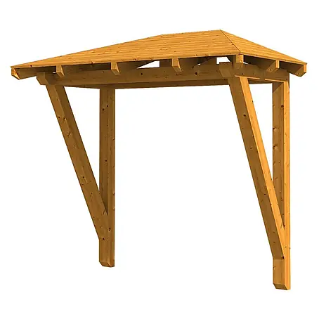 SKAN HOLZ  Walmvordach Wismar 2
