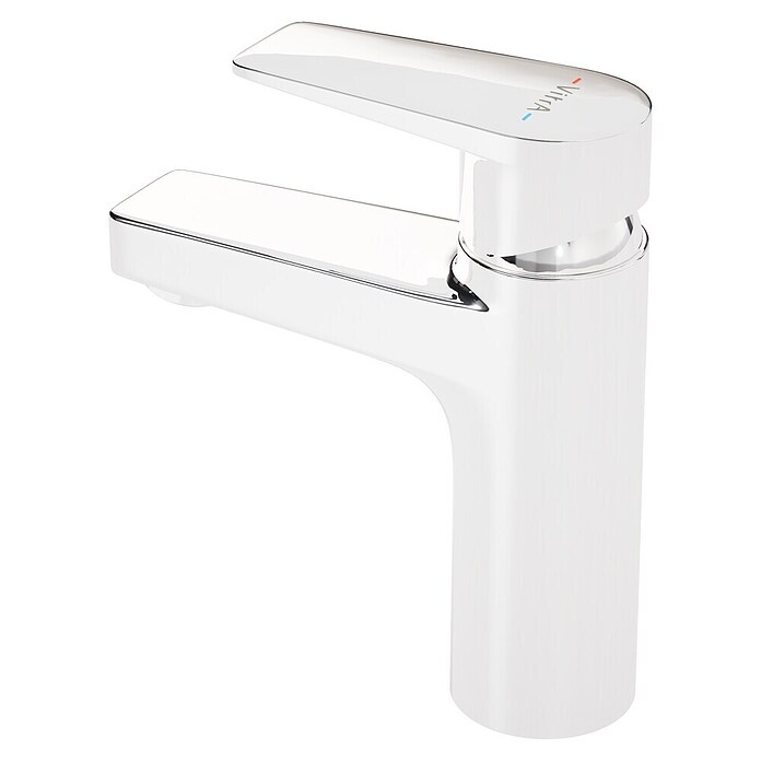 VitrA Flow Square Waschtischarmatur (Niederdruck, Chrom, Glänzend, Höhe: 15,6 cm, Ohne Ablaufgarnitur) | BAUHAUS