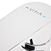 VitrA Flow Square Waschtischarmatur (Niederdruck, Chrom, Glänzend, Höhe: 15,6 cm, Ohne Ablaufgarnitur) | BAUHAUS