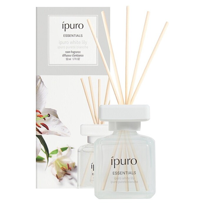 Ipuro Essentials Raumduft (White Lily, 50 ml) | BAUHAUS