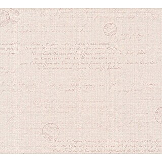 AS Creation Hygge Vliestapete Schriftzug (Rosa, Grafisch, 10,05 x 0,53 m)