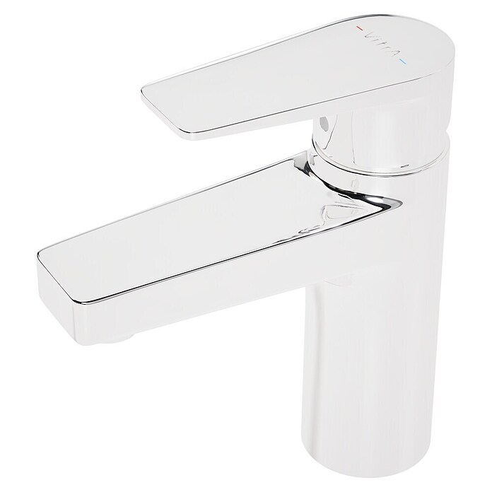 VitrA Flow Square Waschtischarmatur (Niederdruck, Chrom, Glänzend, Höhe: 15,6 cm, Ohne Ablaufgarnitur) | BAUHAUS