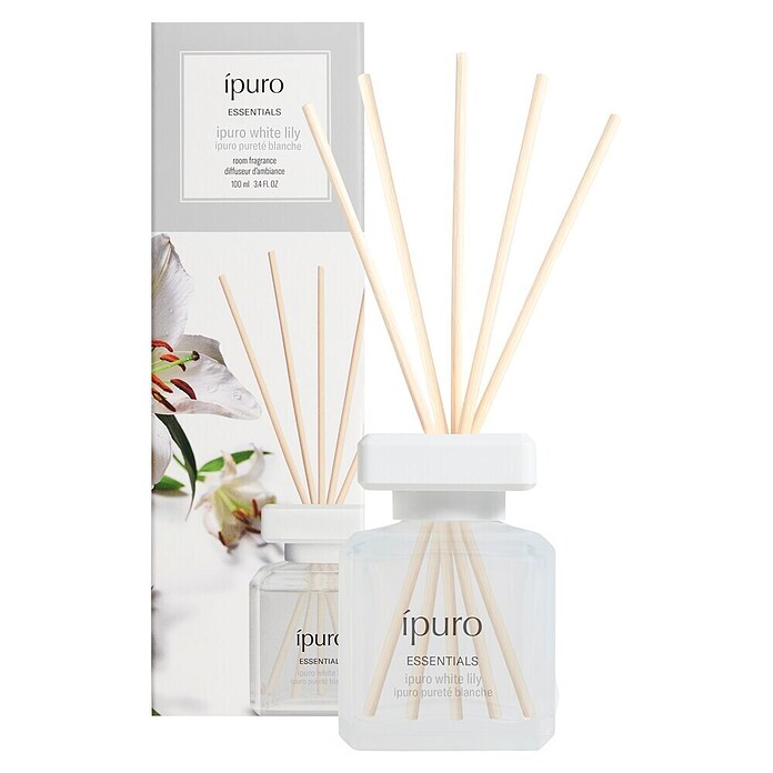 Ipuro Essentials Raumduft (White Lily, 100 ml) | BAUHAUS