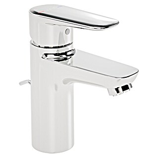 VitrA Flow Soft Waschtischarmatur (Niederdruck, Chrom, Glänzend, Höhe: 15 cm, Mit Ablaufgarnitur)
