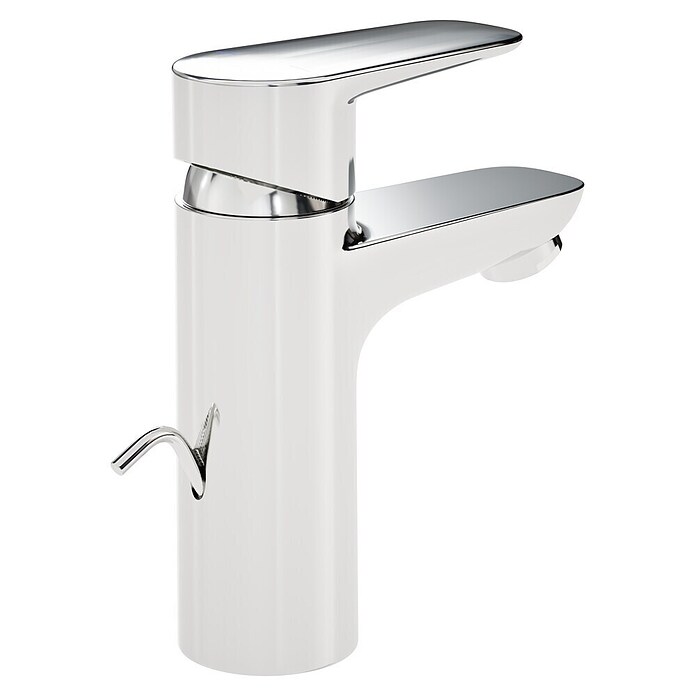 VitrA Flow Soft Waschtischarmatur (Niederdruck, Chrom, Glänzend, Höhe: 15 cm, Mit Ablaufgarnitur) | BAUHAUS