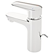 VitrA Flow Soft Waschtischarmatur (Niederdruck, Chrom, Glänzend, Höhe: 15 cm, Mit Ablaufgarnitur) | BAUHAUS