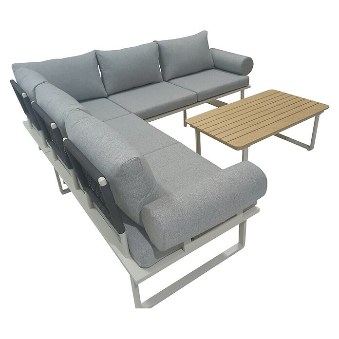 Sunfun Set lounge namještaja Brina  (4 -dij., Siva, bež) | BAUHAUS