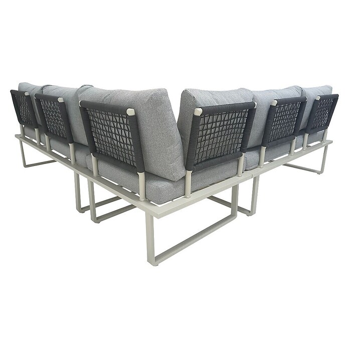 Sunfun Set lounge namještaja Brina  (4 -dij., Siva, bež) | BAUHAUS