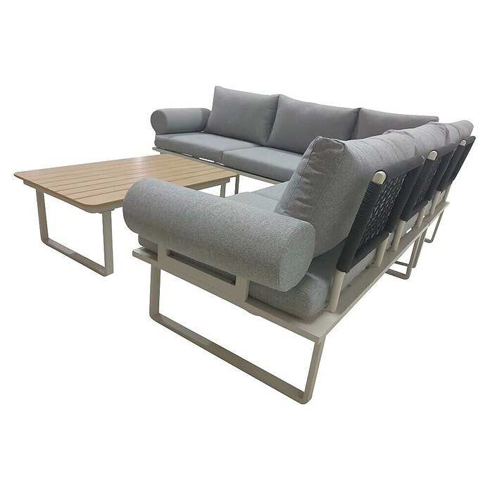 Sunfun Set lounge namještaja Brina  (4 -dij., Siva, bež) | BAUHAUS