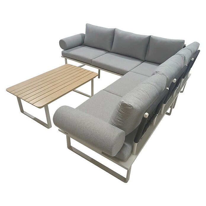 Sunfun Set lounge namještaja Brina  (4 -dij., Siva, bež) | BAUHAUS