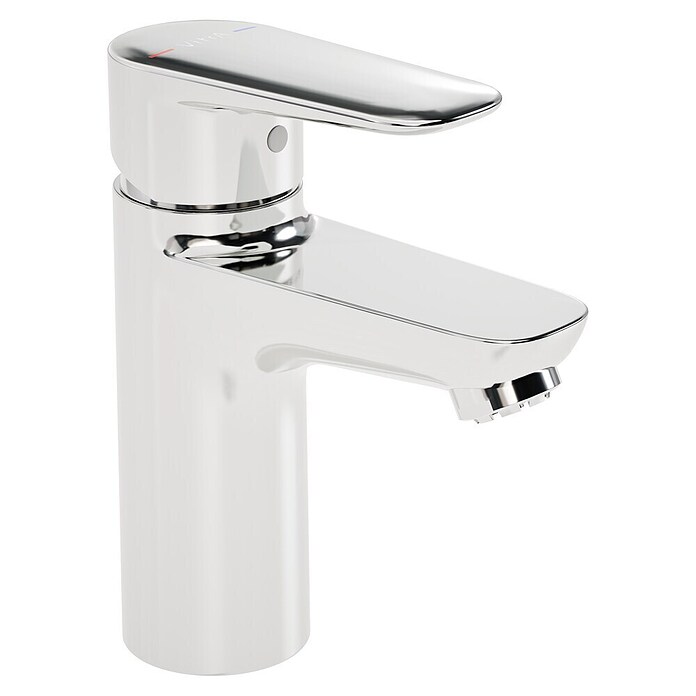 VitrA Flow Soft Waschtischarmatur (Niederdruck, Chrom, Glänzend, Höhe: 15 cm, Ohne Ablaufgarnitur) | BAUHAUS