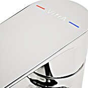 VitrA Flow Soft Waschtischarmatur (Niederdruck, Chrom, Glänzend, Höhe: 15 cm, Ohne Ablaufgarnitur) | BAUHAUS