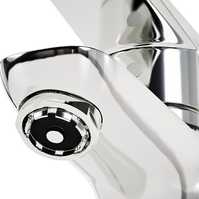 VitrA Flow Soft Waschtischarmatur (Niederdruck, Chrom, Glänzend, Höhe: 15 cm, Ohne Ablaufgarnitur) | BAUHAUS