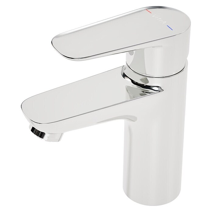 VitrA Flow Soft Waschtischarmatur (Niederdruck, Chrom, Glänzend, Höhe: 15 cm, Ohne Ablaufgarnitur) | BAUHAUS