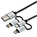 Cartrend USB-Ladekabel 3 in 1 
