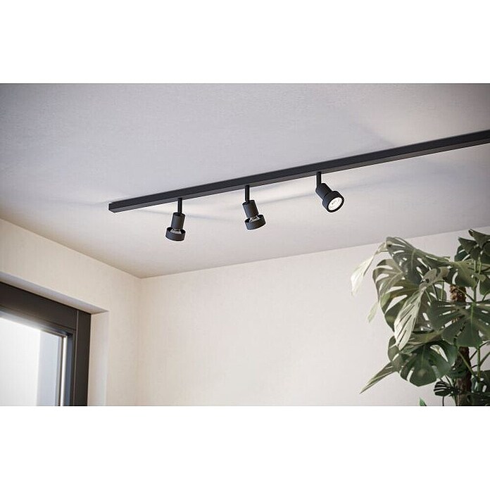 Eglo Easy Track LED-Spot Ring (Schwarz, Ø x H: 55 x 140 mm) | BAUHAUS