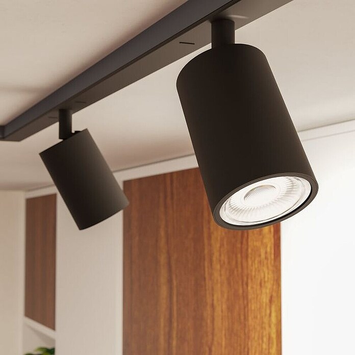 Eglo Easy Track LED-Spot Tube (Schwarz, Ø x H: 55 x 140 mm) | BAUHAUS