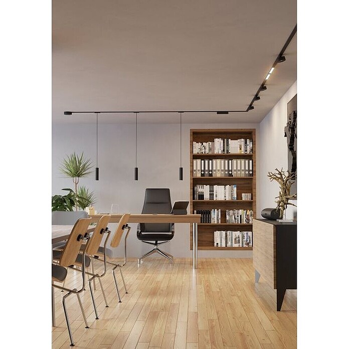 Eglo Track Plus LED-Leuchte Flat Light (2 700 K, Schwarz) | BAUHAUS