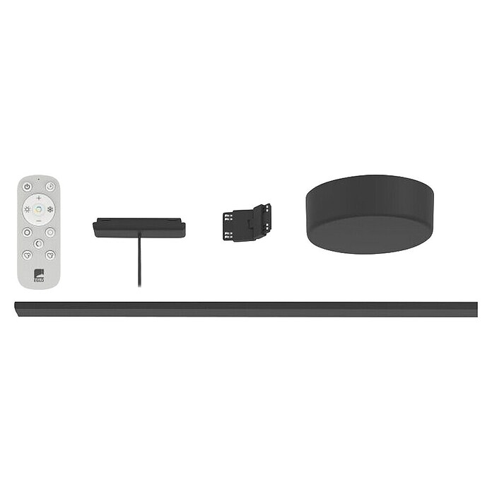 Eglo Track Plus Starter-Set (Schwarz, L x B x H: 950 x 30 x 6 mm) | BAUHAUS
