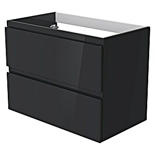 Camargue Espacio Wastafelonderkast (80 x 46 x 60 cm, Gama antraciet glanzend)