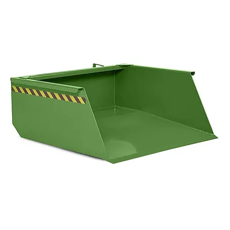 RR Industrietechnik  Seitenkippschaufel RR Staplerschaufel Typ RS-50 1130x1650x550mm 500dm³ RAL 6011 Resedagrün