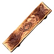 Nesu Tirador para muebles 2304C (Distancia entre orificios: 64 mm, L x An x Al: 9,4 x 2,5 x 2,1 cm, Acero, Antiguo)