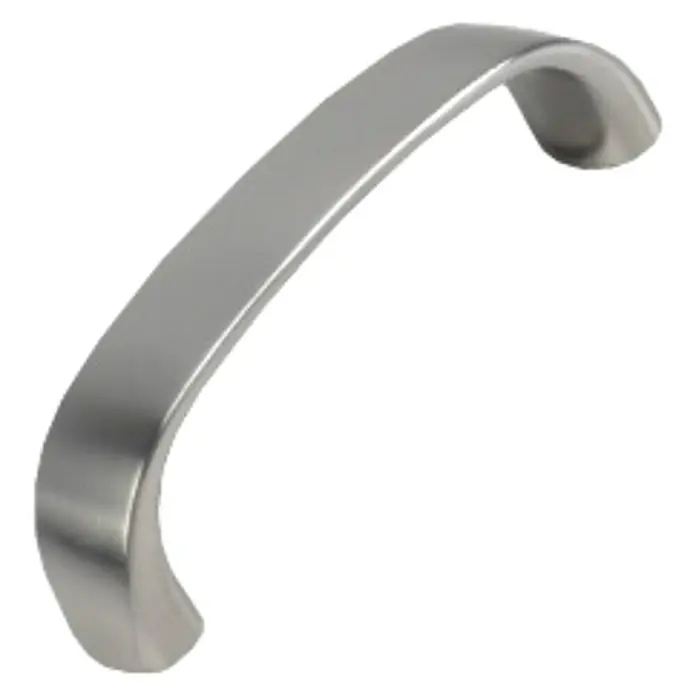 Nesu Tirador para muebles 818416 - L x An x Al: 7,3 x 1,4 x 2,1 cm, Acero, Níquel, Distancia entre orificios: 64 mm - Elegante tirador de mueble color plata, ideal para cajones y armarios que quieran un aspecto moderno.