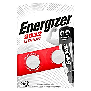 Energizer Pila de botón (CR2032, 3 V, 2 ud.)