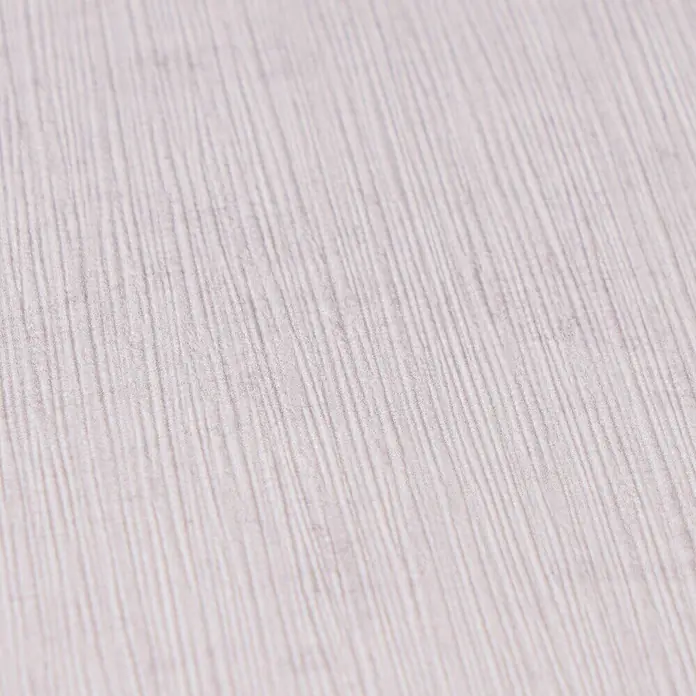 A.S. Création Nordic Feeling Vliestapete Uni - Lila-Blau, Uni, 10,05 x 0,53 m - Helle, beigefarbene Oberfläche mit feiner linearer Textur.