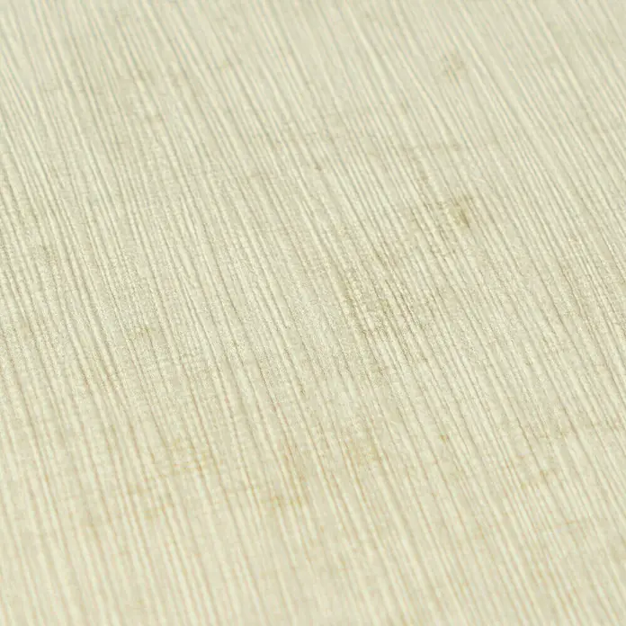 A.S. Création Nordic Feeling Vliestapete Uni I - Grün-Grau, Uni, 10,05 x 0,53 m - Helle, beigefarbene Textur mit dezentem, parallelem Linienmuster, für eine weiche, natürliche Ästhetik.