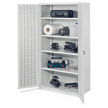 Kappes  Metall-Mehrzweckschrank Schwerlastschränke ohne Mitteltrennwand 1950x1000x600mm Modell 41 Schlitzp