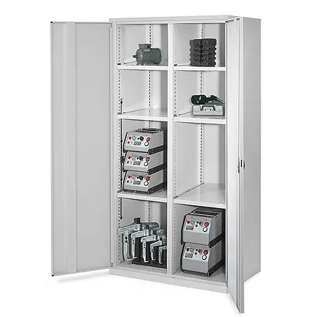 Kappes  Metall-Mehrzweckschrank Schwerlastschränke mit Mitteltrennwand 1950x1000x600mm Vollblechtüren Mod