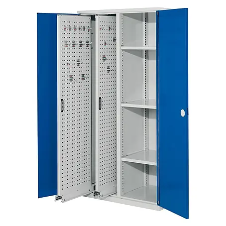 Kappes  Metall-Mehrzweckschrank ®RasterPlan Vertikalschränke 1950x1000x600mm Modell 80 Doppelwandtüren e