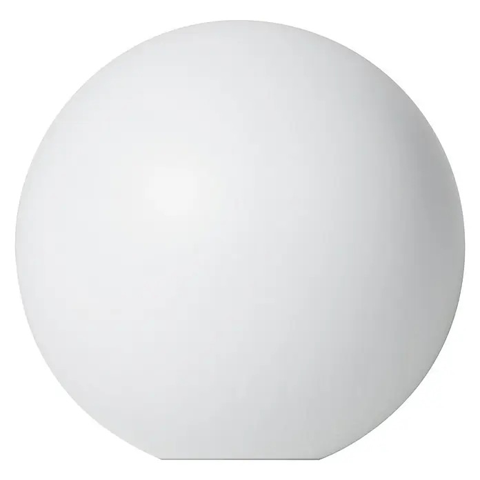 Nesu Pomo para muebles 445BL2 - Tipo de tirador del mueble: Botón, Ø x Al: 40 x 37 mm, Madera - Esta imagen muestra una lámpara blanca redonda y moderna. La luz suave se distribuye uniformemente, ideal para crear una iluminación ambiental.