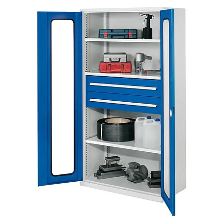Kappes  Metall-Mehrzweckschrank Schwerlastschränke ohne Mitteltrennwand 1950x1000x600mm Modell 42 Sichtfen