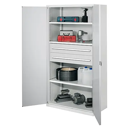 Kappes  Metall-Mehrzweckschrank Schwerlastschränke ohne Mitteltrennwand 1950x1000x600mm Modell 42 Doppelwa
