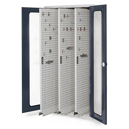 Kappes ®RasterPlan Vertikalschränke 1950x1000x600mm Modell 85 Sichtfenstertüren anthrazitgrau