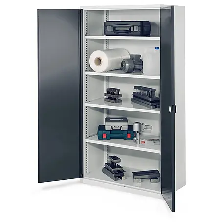 Kappes  Metall-Mehrzweckschrank Schwerlastschränke ohne Mitteltrennwand 1950x1000x600mm Modell 41 Doppelwa