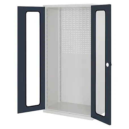 Kappes  Metall-Mehrzweckschrank ®RasterPlan Schubladenschränke 1950x1000x600mm Sichtfenstertüren Modell