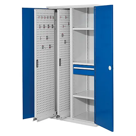 Kappes  Metall-Mehrzweckschrank ®RasterPlan Vertikalschränke 1950x1000x600mm Modell 82 Doppelwandtüren l