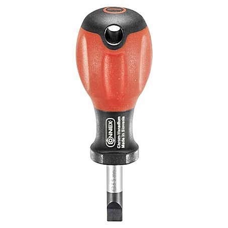 Connex Destornillador Stubby COX310625 (SL 4 mm, Longitud de la hoja: 25 mm)