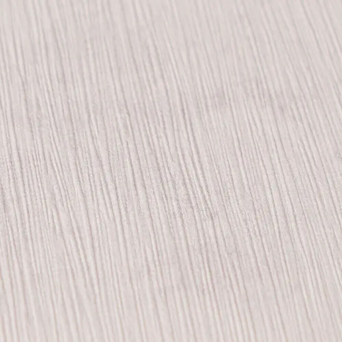 A.S. Création Nordic Feeling Vliestapete Uni - Grau, Uni, 10,05 x 0,53 m - Helle beigefarbene, fein gerippte Stofftextur.