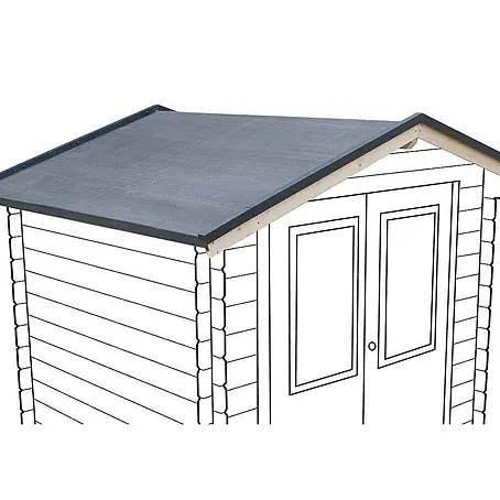 Alpholz  Gartenhaus Premium EPDM Dacheindeckung Nr. 20 - 4 x 4,6 m